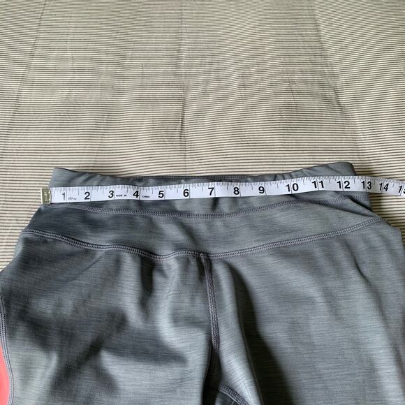 Athleta Leggings Womens Small Gray Colorblock Sonar Cropped Athletic Gym Active - Picture 5 of 9